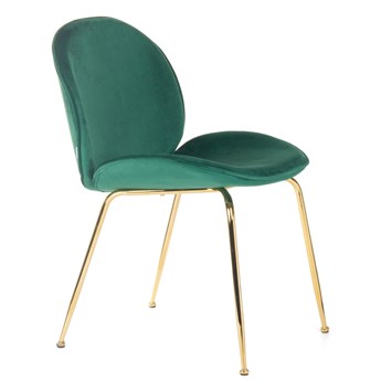 SVELTE Krzesło zielone 48x61x83 cm - Homla