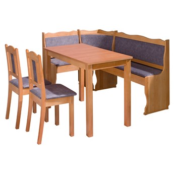 SELSEY Narożnik kuchenny Cantinella ze stołem i dwoma krzesłami
