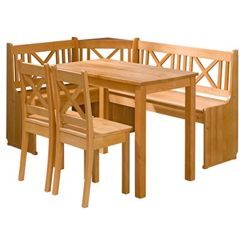 SELSEY Narożnik kuchenny Belizzi ze stołem i dwoma krzesłami