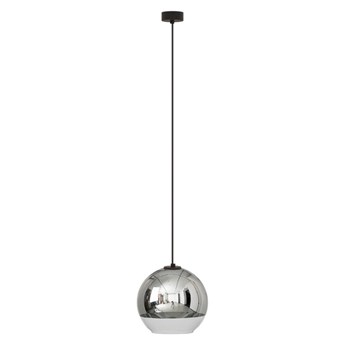 Nowoczesna lampa wisząca GLOBE PLUS M I metalizowane klosze | srebrny