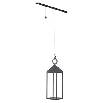 Lampa zewnętrzna latarenka wisząca PICNIC LED IP54 | grafitowy