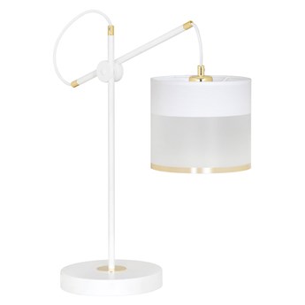 Biała nowoczesna lampka nocna - D041-Ardos