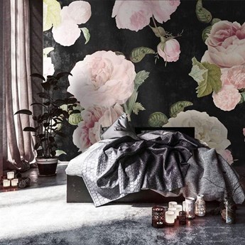 Fototapeta ścienna Roses dark blue