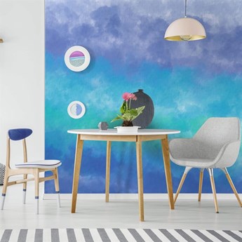 Fototapeta ścienna Watercolor Ombre Blue