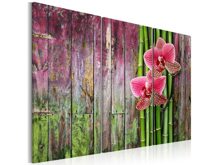Obraz - Kwiat i bambus