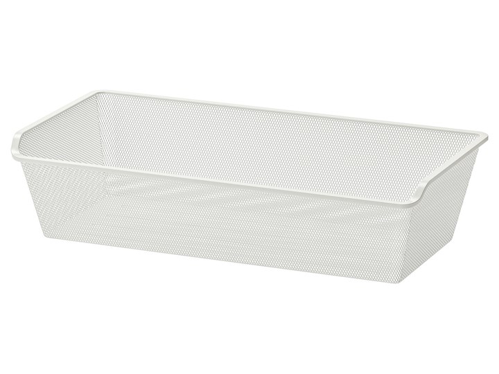 IKEA KOMPLEMENT Kosz druciany, biały, 75x35 cm Kategoria Organizery do szaf
