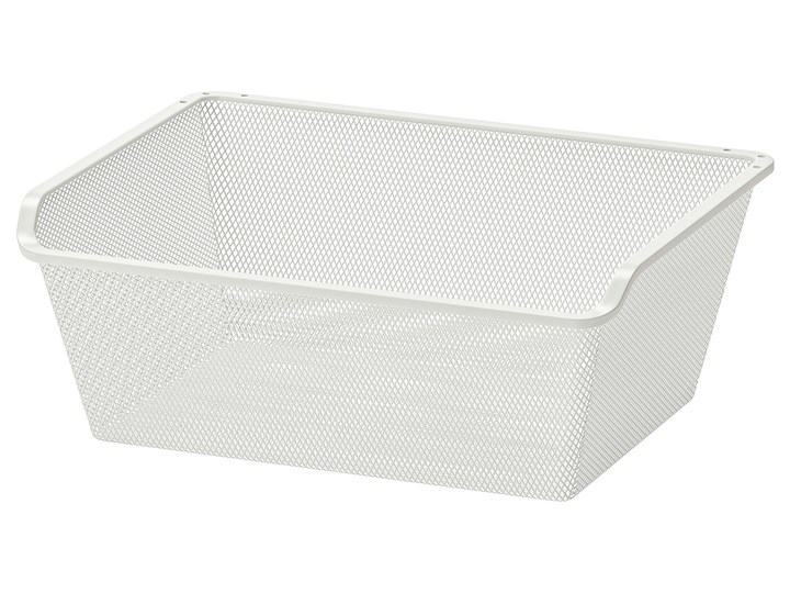IKEA KOMPLEMENT Kosz druciany, biały, 50x35 cm Kategoria Organizery do szaf