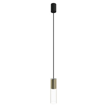 Lampa wisząca cylinder BRASS M nad stolik i wyspę | mosiądz