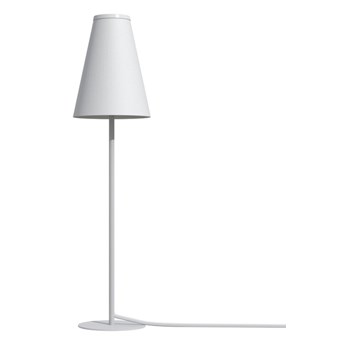 Lampa stołowa TRIFLE WHITE do sypialni i jadalni | biały