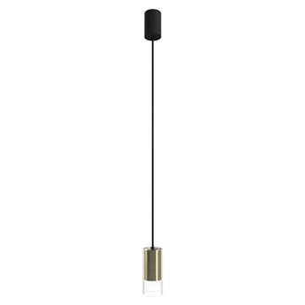 Lampa wisząca cylinder BRASS S nad stolik i wyspę | mosiądz