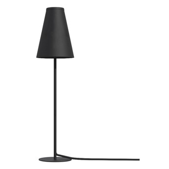 Lampa stołowa TRIFLE BLACK do sypialni i jadalni | czarny