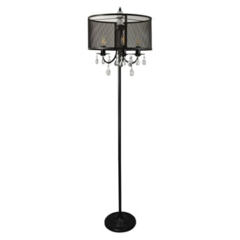 Lampa Podłogowa Bresso 3Xe14 Czarna