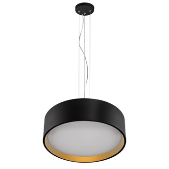 Lampa Wisząca Hudson Lp-043/1P Bk/Gd Led 36W Czarna/Złota