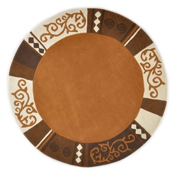 Ambaadi 3082 Brown - 1.50 x 1.50 m