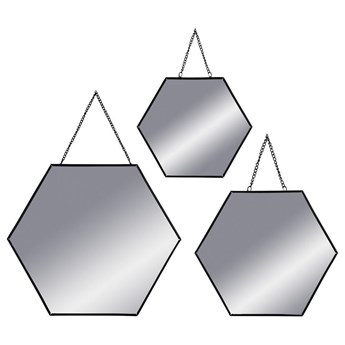 Lustra ozdobne w formie heksagonów