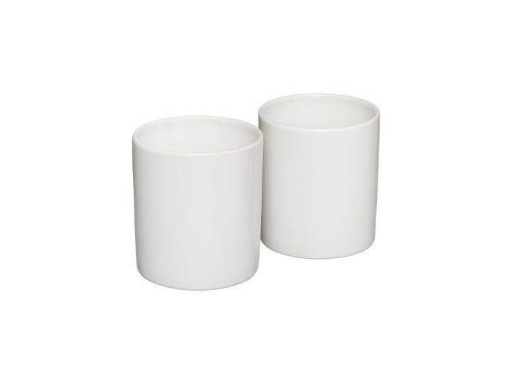 Pojemnik na przyprawy, ceramiczny, 2 sztuki, Ø 8 cm Solniczka i pieprzniczka Drewno Kategoria Przyprawniki Zestaw do przypraw Ceramika Kolor Zielony
