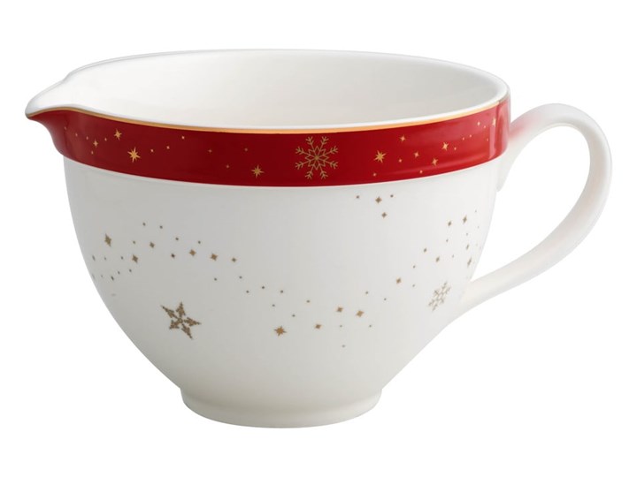 Porcelanowa sosjerka ze świątecznym motywem Brandani Alleluia New Bone China, ⌀ 19 cm