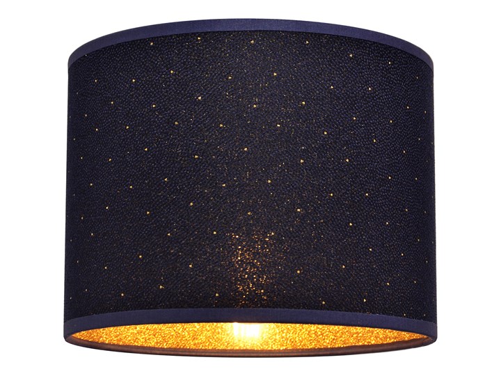 Elegancka lampa stołowa ABBA B-0403/1 BL+GO Tkanina Styl Nowoczesny Wysokość 40 cm Wysokość 15 cm Metal Lampa z abażurem Pomieszczenie Jadalnia