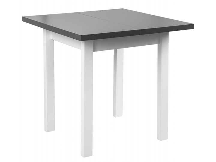 Zestaw LOFT Kwadratowy Stół Rozkładany + Krzesła do Salonu 110x60 Kategoria Stoły z krzesłami Kolor Szary