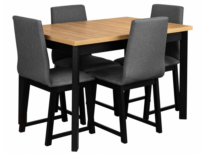 Zestaw LOFT Stół Rozkładany do Salonu 150/120x80 Kolor Szary