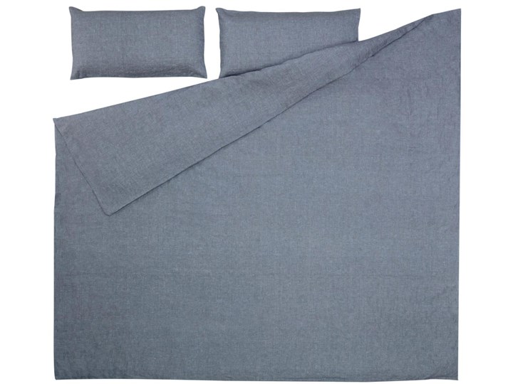 Komplet pościeli Eglant 240x220 cm bawełniany niebieski Bawełna 220x240 cm Kategoria Komplety pościeli