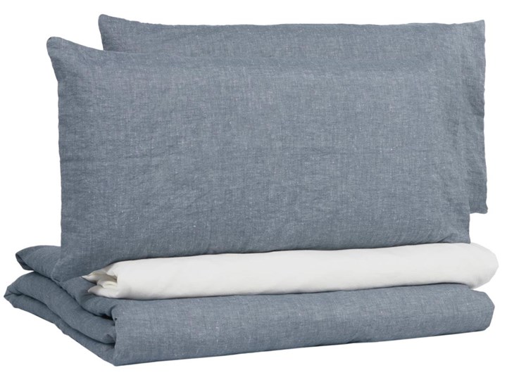 Komplet pościeli Eglant 240x220 cm bawełniany niebieski 220x240 cm Bawełna Kategoria Komplety pościeli