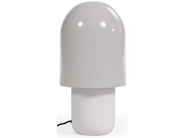 Lampa stołowa metalowa biała Ø20x40 cm Lampa dekoracyjna Funkcje Brak dodatkowych funkcji