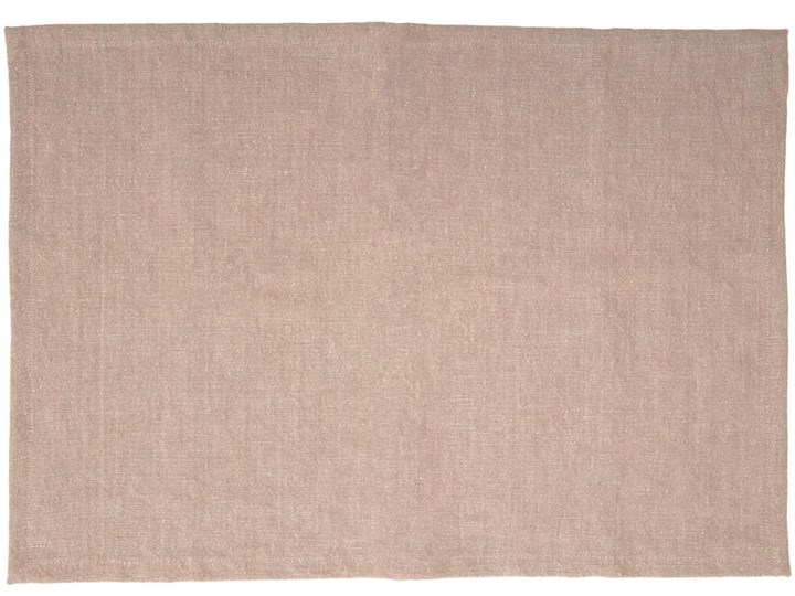 Zestaw dwóch podkładek na stół Abinadi 50x35 cm beżowe Podkładka pod talerz Kolor Beżowy