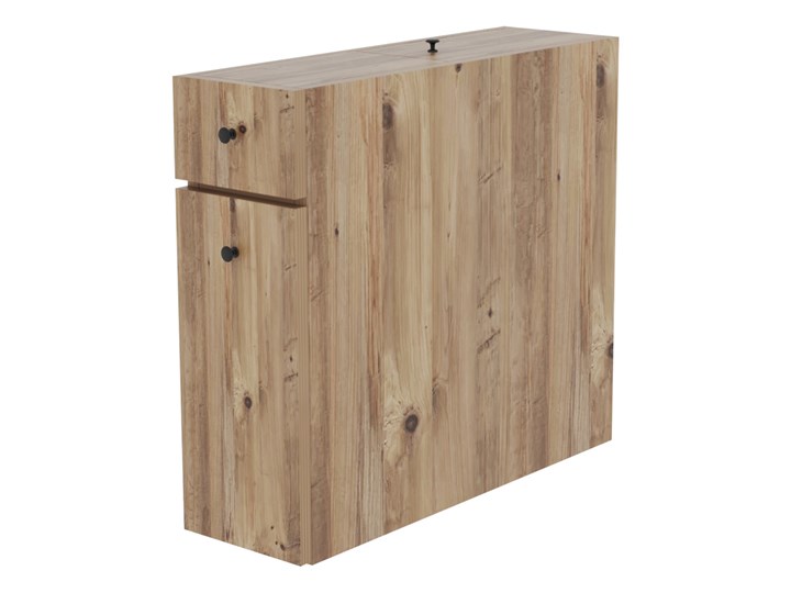 SELSEY Szafka łazienkowa Caleen z szufladami orzech Płyta stolarska Wysokość 55 cm Drewno Szafki Płyta MDF Kategoria Szafki stojące