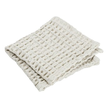Zestaw 2 jasnobeżowych bawełnianych ręczników Blomus Moonbeam, 30x30 cm