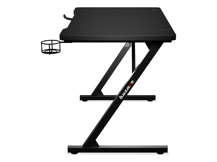 Biurko Gamingowe Huzaro Hero 1.8 Black Płyta MDF Głębokość 60 cm Szerokość 100 cm Stal Metal Pomieszczenie Pokój nastolatka
