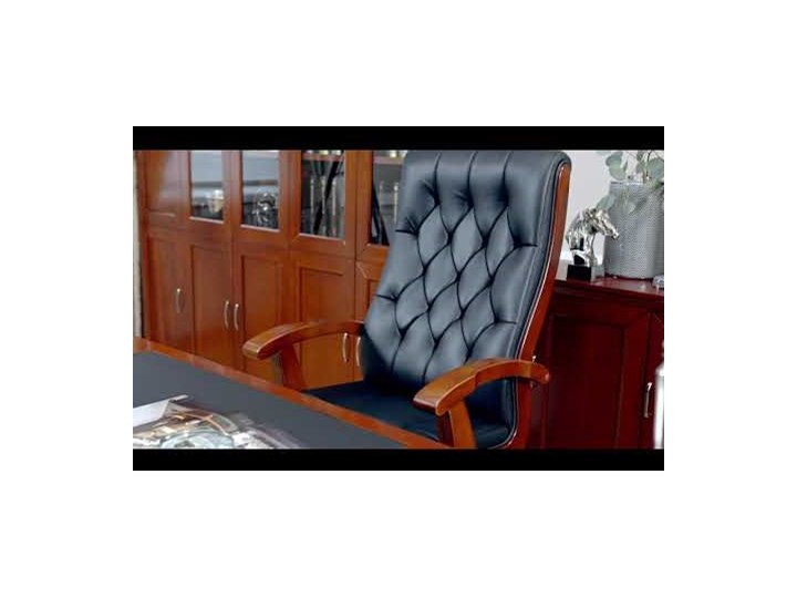 Fotel skórzany gabinetowy Consul brąz Skóra Głębokość 78 cm Metal Szerokość 69 cm Wysokość 115 cm Tapicerowane Tkanina Pomieszczenie Biuro i pracownia Tworzywo sztuczne Z podłokietnikiem Drewno Kolor Brązowy