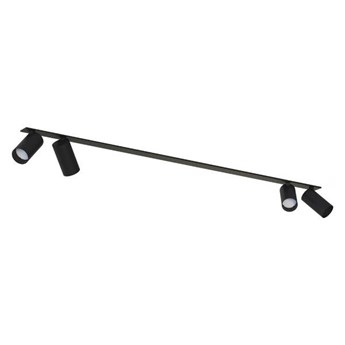 Lampa punktowa podtynkowa MONO SURFACE IV szer. 118cm GU10 | czarny