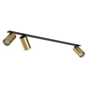 Lampa podtynkowa MONO SURFACE III SOLID BRASS szer. 70cm GU10 | mosiądz
