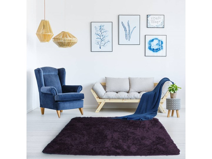 Dywan pokojowy Shaggy Strado 100x150 Grey-Purple (Szary-fiolet) Kolor Fioletowy Dywany Prostokątny 100x150 cm Kategoria Dywany
