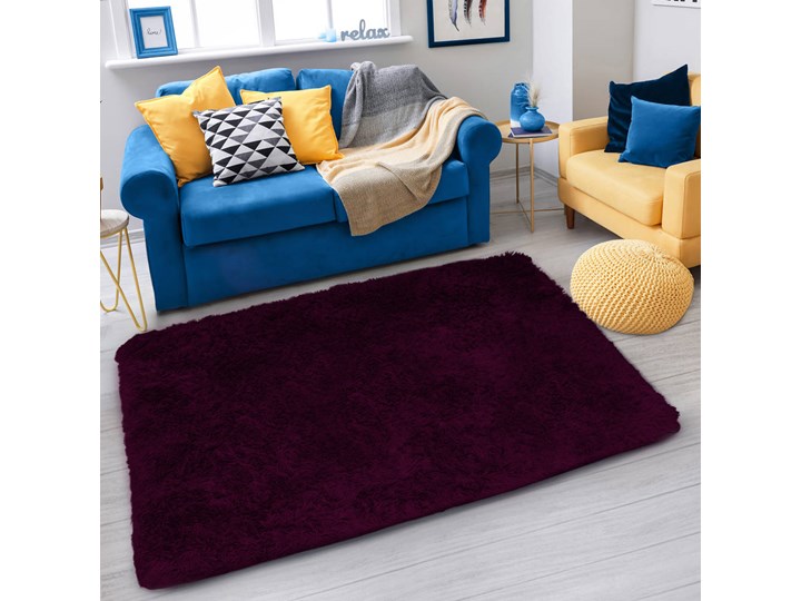 Dywan pokojowy Shaggy Strado 120x160 WineRed (Ciemny czerwony) Dywany Prostokątny 120x160 cm Kategoria Dywany