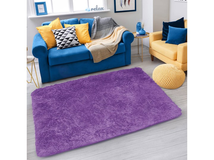 Dywan Shaggy Strado 250x350 PurpleFlower (Jasny fioletowy) 250x350 cm Dywany Kategoria Dywany