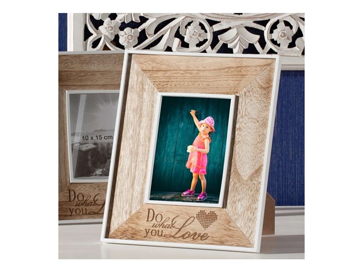 Ramka na zdjęcia Love 26x31cm, 26 × 31 cm Kategoria Ramy i ramki na zdjęcia Drewno Pomieszczenie Salon