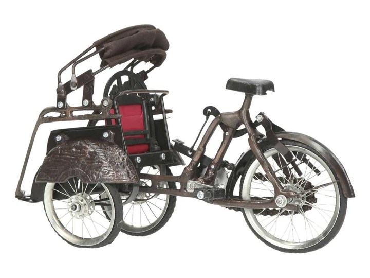 Dekoracja Becak II 29x18cm, 29 × 10 × 18 cm Metal Kategoria Figury i rzeźby Kolor Biały