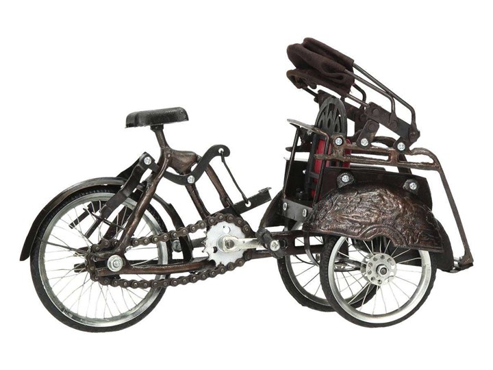 Dekoracja Becak II 29x18cm, 29 × 10 × 18 cm Metal Kategoria Figury i rzeźby