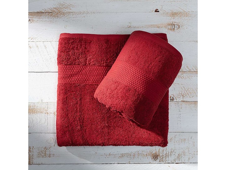 Ręcznik Evora 70x140cm czerwony, 70 × 140 cm Frotte Bawełna 70x140 cm Kategoria Ręczniki