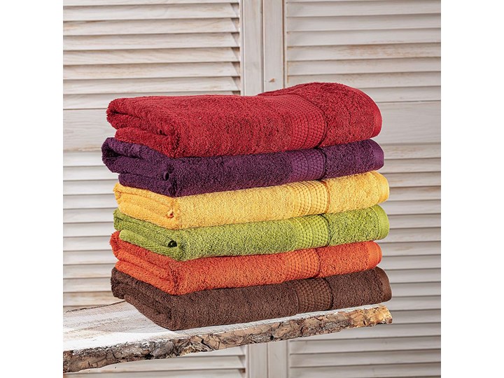 Ręcznik Evora 70x140cm czerwony, 70 × 140 cm Bawełna 70x140 cm Frotte Kategoria Ręczniki