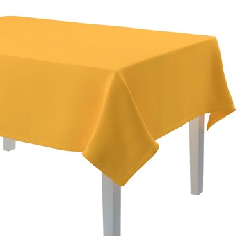 Obrus prostokątny, żółty, 130 × 130 cm, Loneta