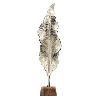 Dekoracja Silver Leaf I 66cm, 18 × 12 × 66 cm