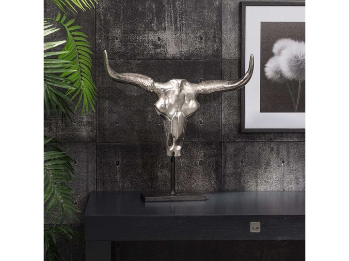 Dekoracja Bizon 56cm, 56 × 18 × 56 cm Czaszki Zwierzęta Metal Kategoria Figury i rzeźby