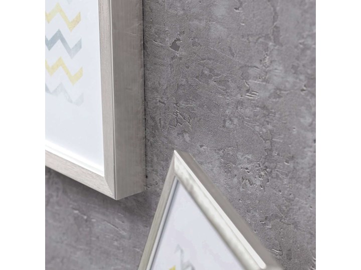 Ramka New Silver 30x40cm, 30 × 1,5 × 40 cm Tworzywo sztuczne Kolor Srebrny