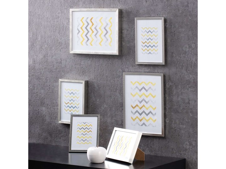 Ramka Simple Silver Bold 18x24cm, 18 × 3,4 × 24 cm Pomieszczenie Salon Tworzywo sztuczne Kolor Srebrny