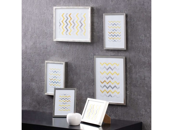 Ramka Simple Silver Bold 21x30cm, 21 × 3,4 × 30 cm Tworzywo sztuczne Pomieszczenie Salon