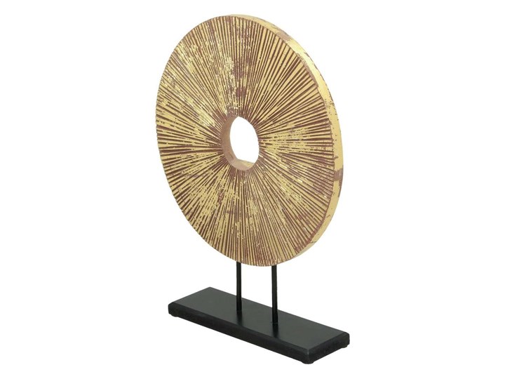 Dekoracja - rzeźba Ring wys. 40cm, 30 × 7,5 × 40 cm Metal Kategoria Figury i rzeźby Kolor Szary