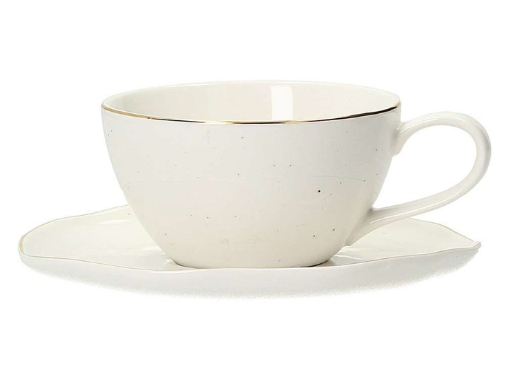 Filiżanka ze spodkiem Artesanal White 250ml, 250ml Porcelana Kategoria Filiżanki Filiżanka do herbaty Kolor Biały
